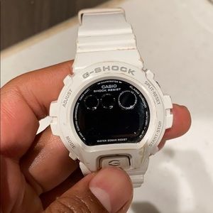 G shock white watch unisex